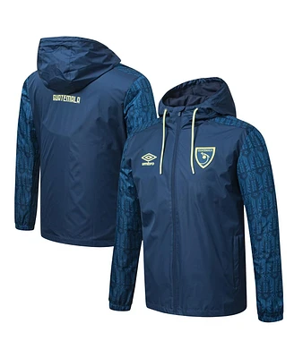 Umbro Men's Navy Guatemala National Team 2025 Full-Zip Rain Jacket