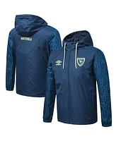 Umbro Men's Navy Guatemala National Team 2025 Full-Zip Rain Jacket