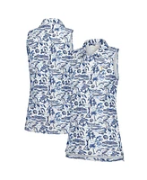 Smith & Quinn Women's White The Players Florida Icon Alice Sleeveless Polo Shirt