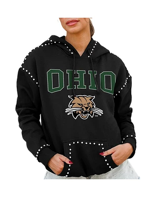 Gameday Couture Women's Black Ohio Bobcats Studded Pullover Hoodie
