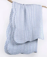 Levtex Martha Stripe Reversible Quilted Throw, 50" x 60"