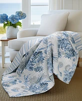Levtex Coral Landing Reversible Quilted Throw, 50" x 60"