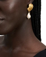 Kate Spade New York Shell & Freshwater Pearl Drop Earrings