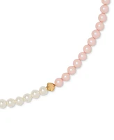 kate spade new york Pearlie Bead & Imitation Pearl Necklace, 34" + 3" extender