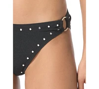 Michael Kors Women's Crepe Side-Ring Studded Bottoms