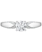 Diamond Engagement Ring (1 ct. t.w.) in 14K White Gold