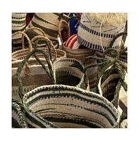 Healing Handmade Sisal Tote Basket Bag