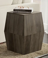 Simpli Home 22" Mango Wood Terry Side Table