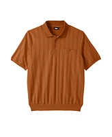 KingSize Big & Tall Banded Bottom Polo Shirt