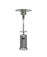 48000 Btu Steel Propane Cylindrical Pole Standing Patio Heater