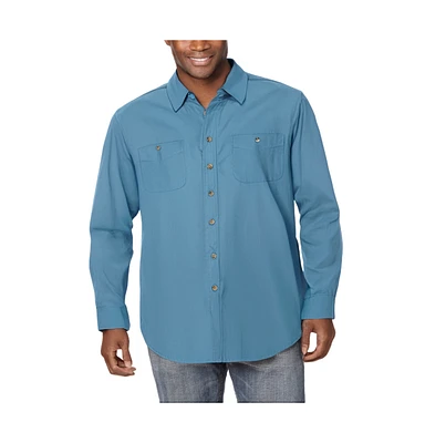 KingSize Big & Tall Long Sleeve Wrinkle Free Sport Shirt