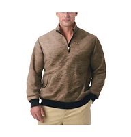 KingSize Big & Tall Quarter Zip Fleece Sweater