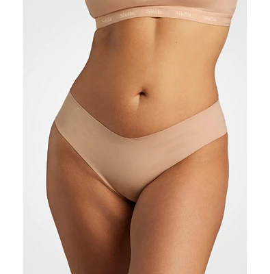 Siella Women's Organic Cotton No-Show Thong