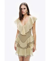 Nocturne Women's Flounce Mini Dress