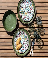 TarHong Retreat Pottery 6-Pc. Dinner Plates, Service For 6