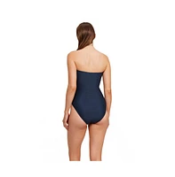 Luma Gottex Women's High End Bandeau Leg One Piece
