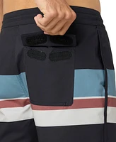 O'Neill Men's Cruzer Stripe Scallop 18 Swim Shorts