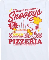 Hybrid Big Boys Peanuts Pizzeria Graphic T-Shirt