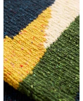 Celtic & Co. Women's Donegal Colour Block Crew Neck Sweater