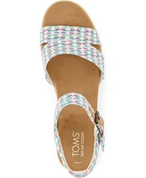 Toms Women's Louisa Platform Wedge Sandals
