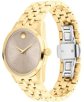 Movado Women's Museum Classic Swiss Automatic Yellow Pvd Watch, 33mm