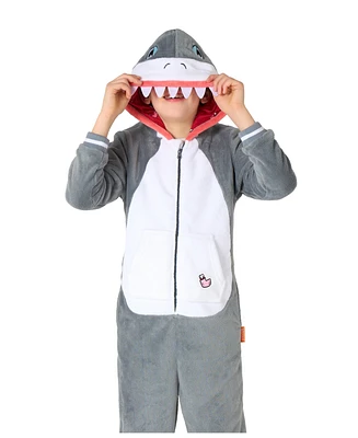 OppoSuits Little and Big Boys Shark Onesie
