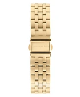 London Fog Unisex Keltic Cushion Case Gold Link Alloy Watch, 38mm