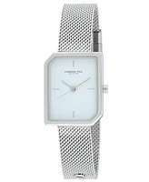London Fog Unisex Cavern Silver Alloy Mesh Watch, 24mm