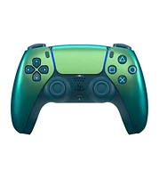 Sony Playstation 5 Slim Disc with Extra Chroma Teal Controller, Charging Usb Hub and MightySkins Decal Voucher + 2 Year Cps Extended Warranty