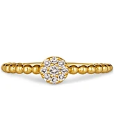 Le Vian Nude Diamond Circle Cluster Ring (1/10 ct. t.w.) in 14k Gold