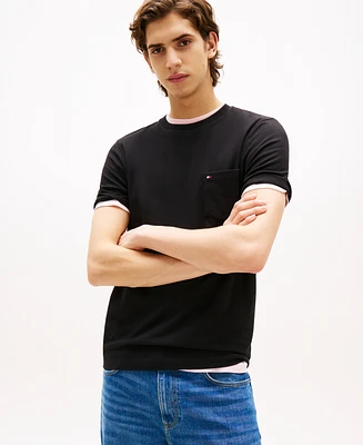 Tommy Hilfiger Men's Essential Solid Pocket T-Shirt