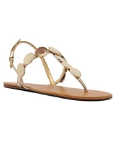 Schutz Women's Acacia T Round Toe Flat Sandals