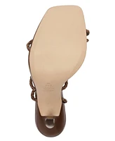 Schutz Women's Kaya Straw Stiletto Heel Sandals