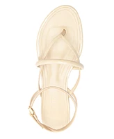 Schutz Women's Diana Round Toe Flat Sandals