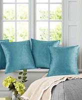 Nestl Elegant Velvet Removeable Cover 2-Pack Decorative Pillows