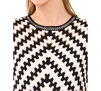 CeCe Women's Crochet Sweater Tank Top