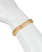 Patricia Nash Gold-Tone Pave Fireball Rope Stretch Bracelet