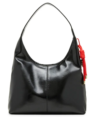 Madden Girl Carly Crinkle Medium Hobo Bag