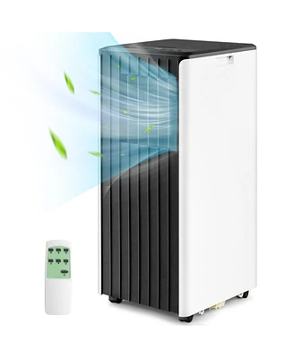 Gymax 8000 Btu Ashrae Portable Air Conditioner 3-in-1 Ac Unit w/ Cool Dehum Fan Sleep Mode