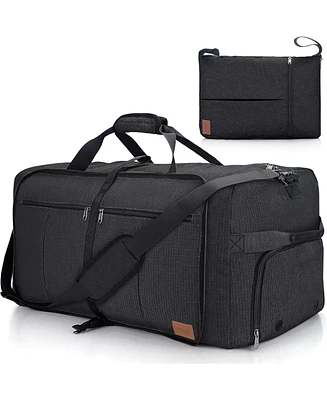 Urtala 100L Travel Duffle Bag for Men, Urtala 32” Large Duffle Bag for Traveling with Shoe Compartment, Foldable Travel Duffel Bag Weekender Ba