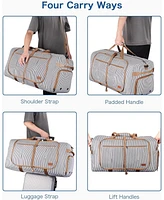 Urtala 120L Foldable Collapsible Travel Duffle Bag for Men and Women with Shoe Compartment