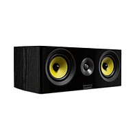 Fluance Signature HiFi 2-Way Center Channel Speaker for Enhanced Dialogue and Vocals Home Theater Surround Sound Systems - Natural Walnut (Hfcw)