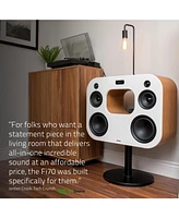 Fluance Fi70W Three-Way Wireless High Fidelity Music System with Powerful Amplifier & Dual 8" Subwoofers (Lucky Bamboo)