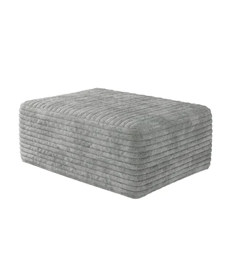Plush Corduroy Modular Sectional Sofa with Chaise
