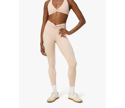 WeWoreWhat Women's Ruched V-legging