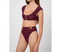 WeWoreWhat Women's High Waisted Sailor Bottom