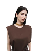 Nocturne Women's Padded Basic T-Shirt