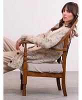 Celtic & Co. Women's Slouch Longline Button Cardigan