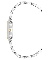 Anne Klein Women's Quartz Two-Tone Metal Alloy and Crystal Accented Dial Watch