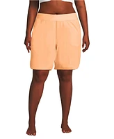 Lands' End Plus 9" Board Shorts with Panty